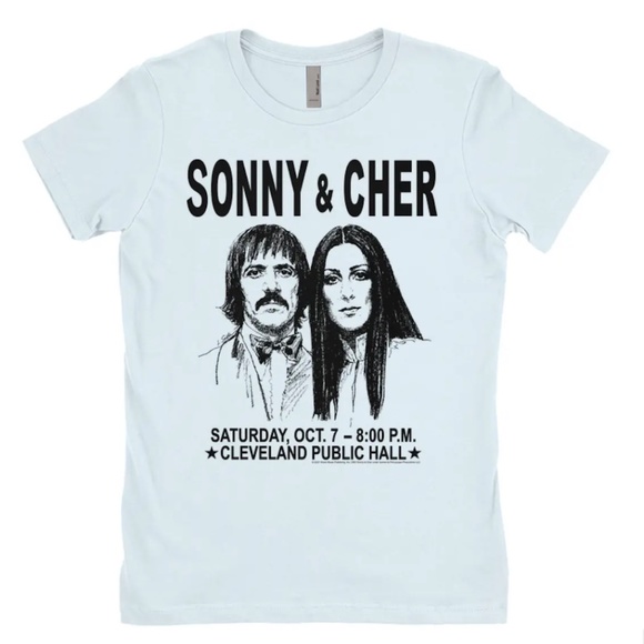 Next Level Apparel | Tops | Sonny Cher Ladies Boyfriend Tshirt | Poshmark